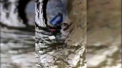 Terör örgütü PKK’ya ait 4 odası bulunan mağara kullanılamaz hale getirildi