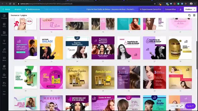 Pacote Criativo para Salao de Beleza Link na Descricao 2