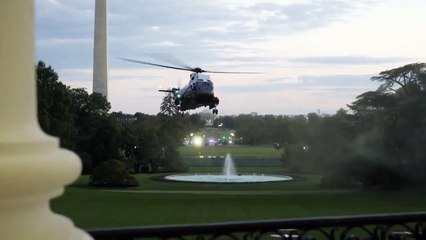 La cinematográfica llegada de Trump a la Casa Blanca tras su internación por coronavirus