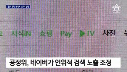 공정위, 네이버에 267억 과징금…“검색 조작해 제휴사 우대”