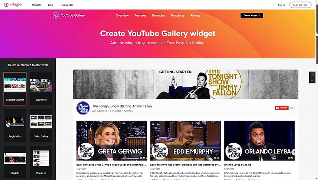 How to Add YouTube Gallery widget to Elementor (2020)