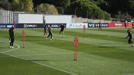 Entrenamiento del Atlético de Madrid
