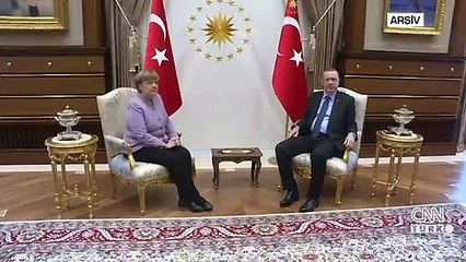 Son dakika.. Cumhurbaşkanı Erdoğan, Merkel ile görüştü
