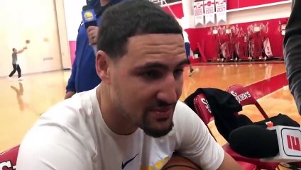 NY reporter didn't realize she was interviewing Klay Thompson about NYC scaffolding Accident