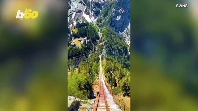 Timelapse Footage of Railway Carriage in Swiss Mountains Gives Roller Coaster-Like Appearance!