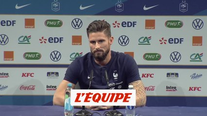 Giroud : «Encore de belles années devant moi» - Foot - Bleus