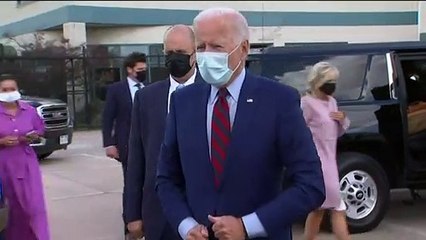 Biden critica Trump sobre uso de máscaras