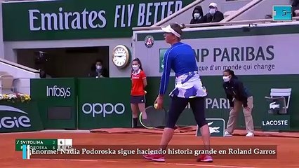 Nadia Podoroska sigue haciendo historia