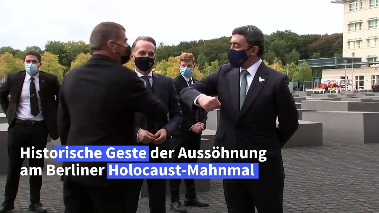 Israel und Emirate: Historische Geste am Holocaust-Mahnmal
