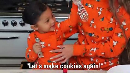 Kylie Jenner Halloween Cookies with Stormi