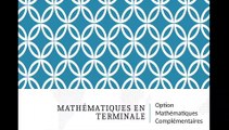 Programme Maths Complémentaires