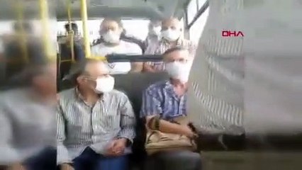 Otobüste sosyal mesafe kavgası! Yanından kalkmasını isteyince olanlar oldu