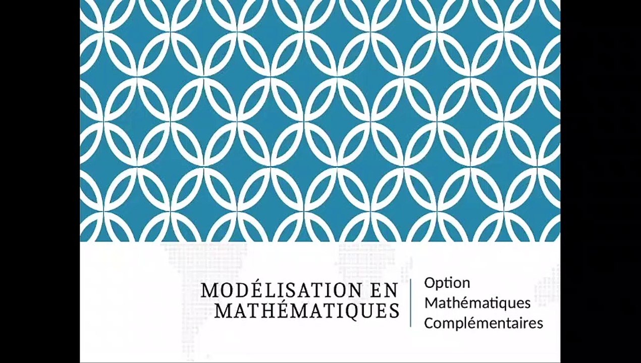 Modélisation en Mathématiques Complémentaires