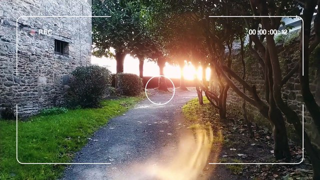 Remparts de la ville de DINAN en BRETAGNE nord HD