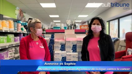 AGDE - Distri Club Médical soutien la ligue contre le cancer