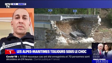 Alpes-Maritimes: "Il est trop tôt pour dire à quel moment les personnes pourront revenir" chez elles, selon la gendarmerie