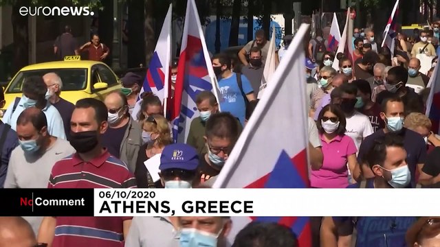Protesters hold anti-NATO rally in Greece