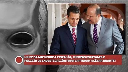 ¡Juez da luz verde a Fiscalía, fuerzas estatales y Policía de Investigación para capturar a César Duarte!