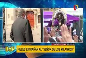 Fieles acuden a Iglesia Las Nazarenas pese a recomendaciones