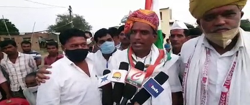सुवासरा विधानसभा के राकेश पाटीदार का क्षेत्र में दौरा
