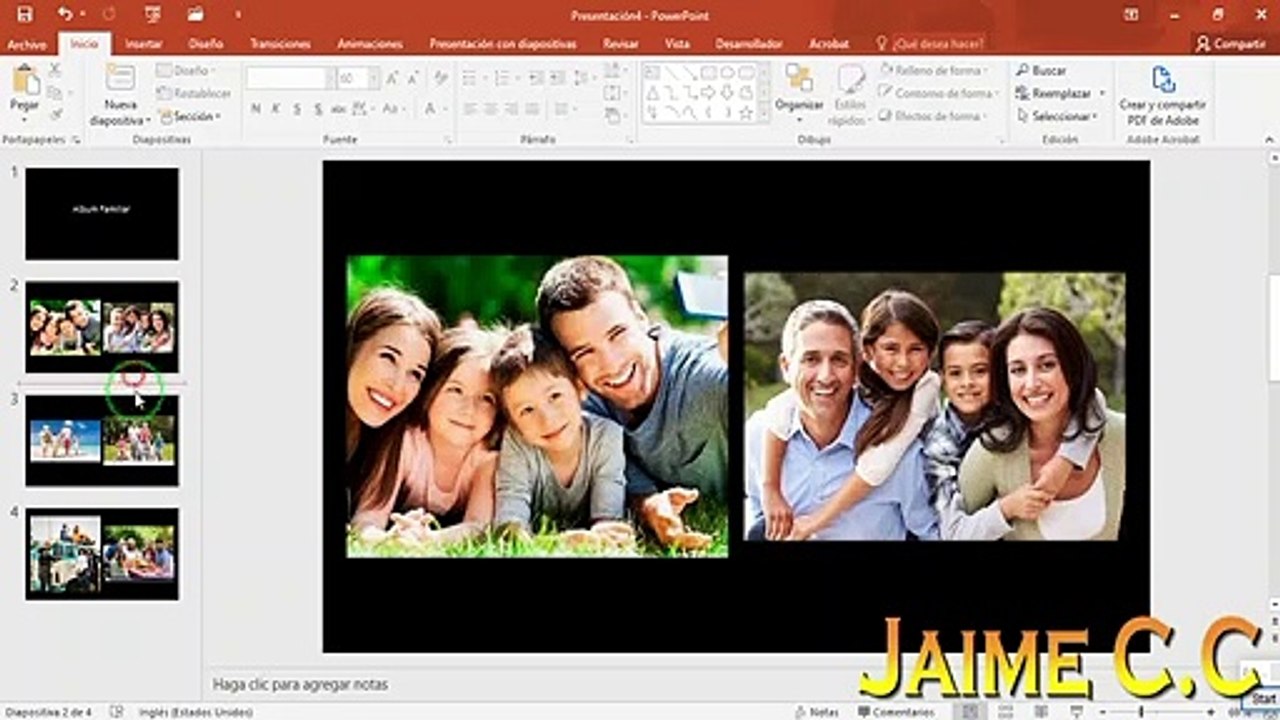 Curso PowerPoint - Álbum de Fotos