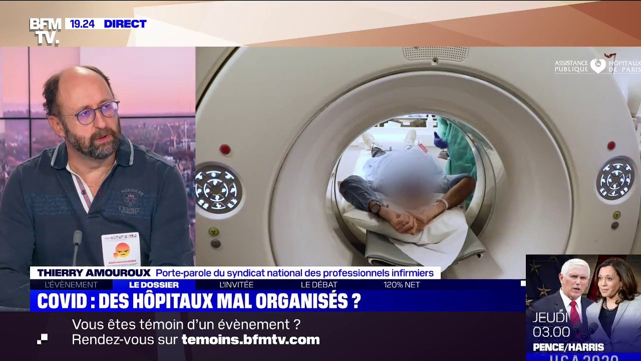 "Nous avons moins de lits et moins de personnels qu'en janvier": le syndicat professionnel des infirmiers s'inquiète