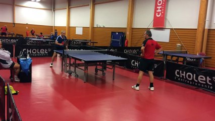 Dernier point offrant la victoire de la rencontre contre Cholet TT le 4 oct