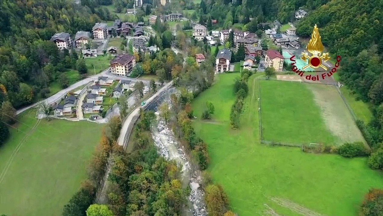 Maltempo nel Cuneese, i danni a Limone Piemonte (06.10.20)