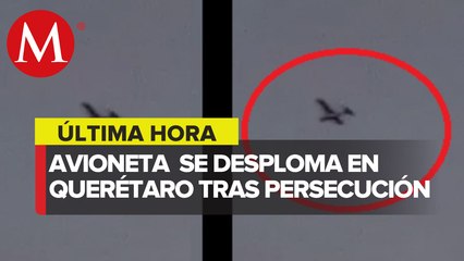 Desplome de avioneta en Querétaro deja al menos dos muertos