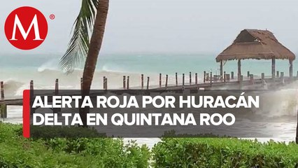 Huracán 'Delta' sube a categoría 4 y avanza hacia Quintana Roo