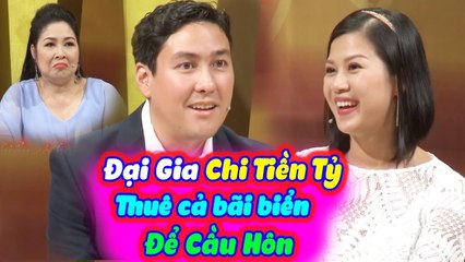 Chồng Đại Gia Chơi Lớn Chi Cả Tỷ Thuê Cả Bãi Biển Để Cầu Hôn Khiến Hồng Vân Trầm Trồ | VỢ CHỒNG SON