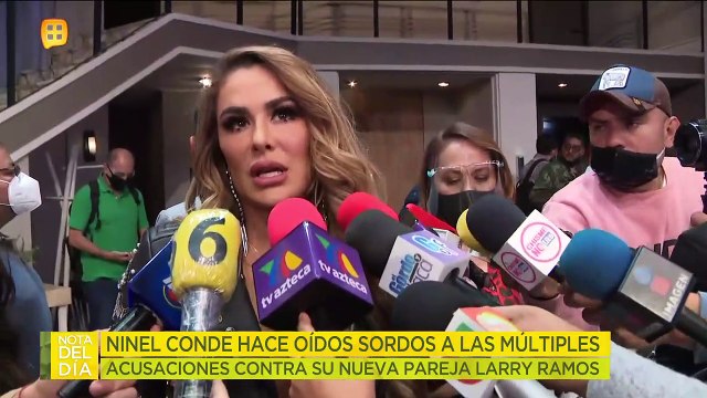 Ninel Conde prefiere no hacer caso a los señalamientos contra su novio Larry Ramos. | Ventaneando