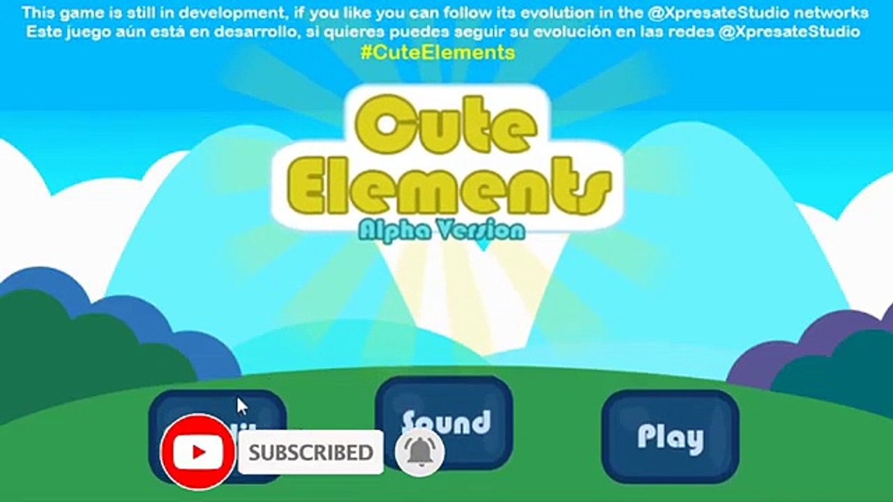Youtuber has fun playing Cute Elements  (AUDIO IN SPANISH)