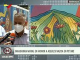 Gobierno Nacional inaugura en Petare un mural en honor al poeta y humorista Aquiles Nazoa