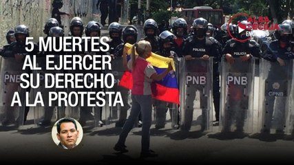 Cinco muertos al ejercer su derecho a la protesta - Alba Cecilia en Directo - VPItv