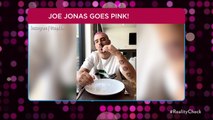 Joe Jonas Shows Off Freshly Dyed Pink Hair and New Arm Tattoos in Snap Shared by Sophie Turner