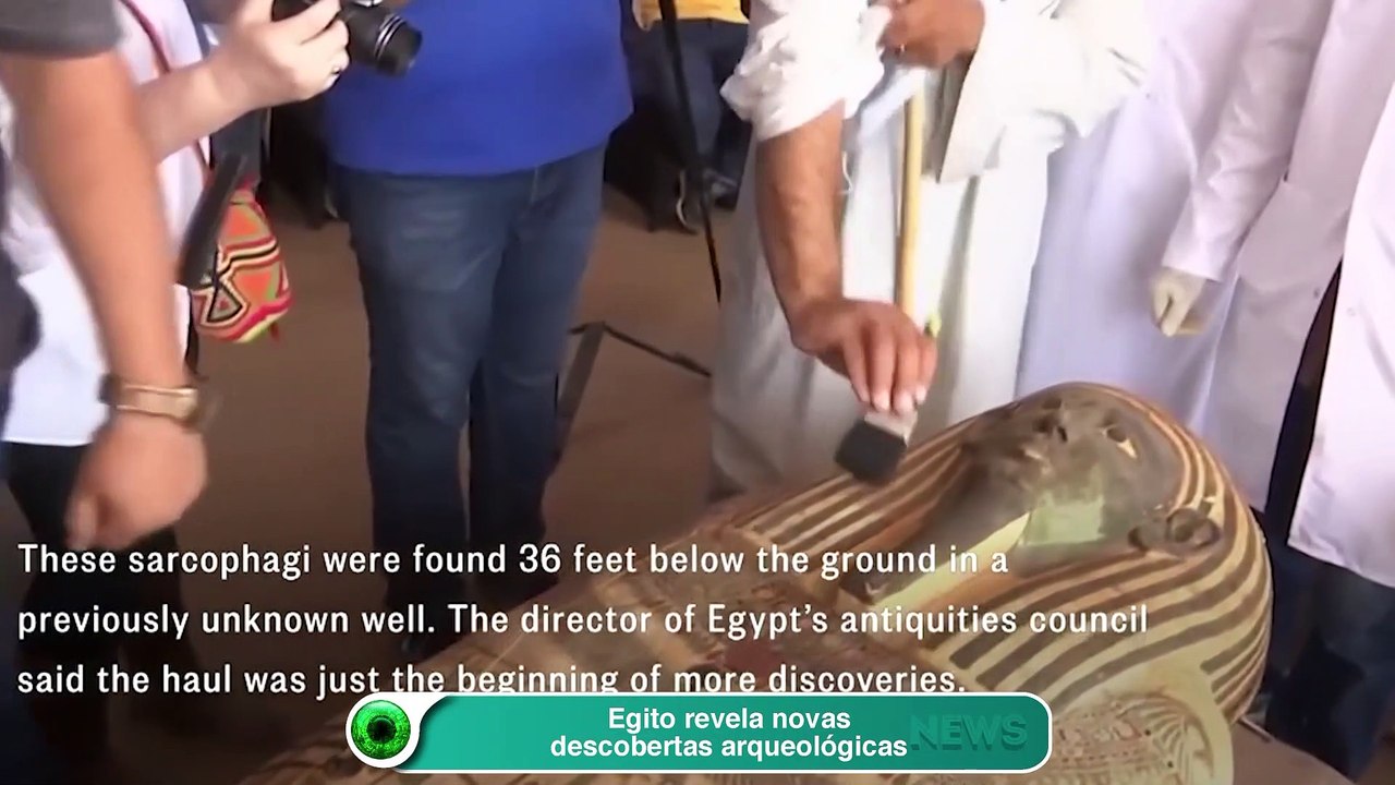 Egito revela novas descobertas arqueológicas