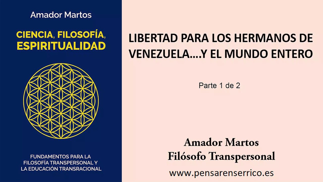 13/10/2020: LIBERTAD PARA LOS HERMANOS DE VENEZUELA...Y EL MUNDO ENTERO (Parte 1)