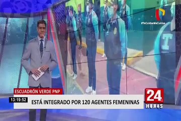 Escuadrón Verde de la PNP incorpora 120 agentes femeninas