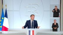 Covid: retrouvez toutes les annonces d'Emmanuel Macron