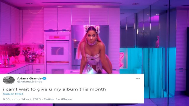 Ariana Grande anuncia disco para este mes y revoluciona a sus fans