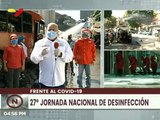 Gobierno Bolivariano desarrolla 27° jornada de desinfección en Caracas