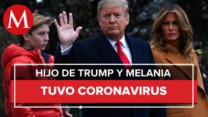 Barron Trump, hijo de Donald y Melania, tuvo covid-19