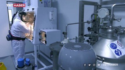 Yerli COVID-19 aşısının üretim safhaları