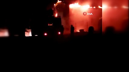 Tunceli’de bir köyde çıkan yangında  4 ev kullanılamaz hale geldi