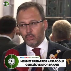 Bakan Kasapoğlu: "Takımımıza, sporcularımıza, teknik ekibimize güveniyoruz"