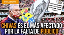 Chivas es el más afectado por la falta de público: Víctor Manuel Vucetich