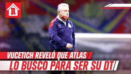 Vucetich admitió que Atlas lo buscó para ser su DT