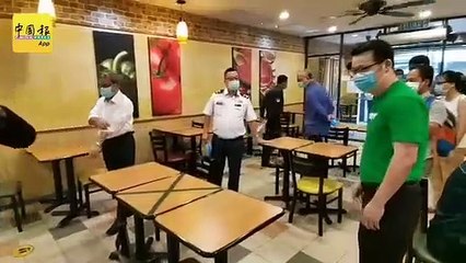 ◤复管令SOP◢43餐饮中心受警告 怡市长：90%业者遵守SOP