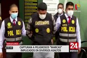 Miraflores: capturan a delincuentes implicados en peligrosos asaltos